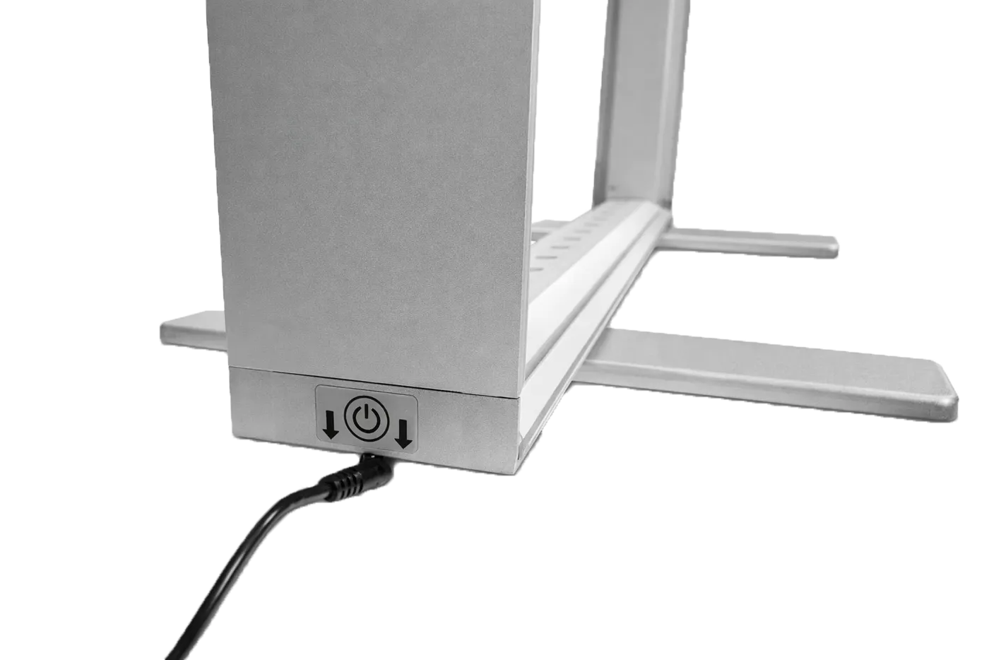 Messedisk med strømkabel til LED-lys