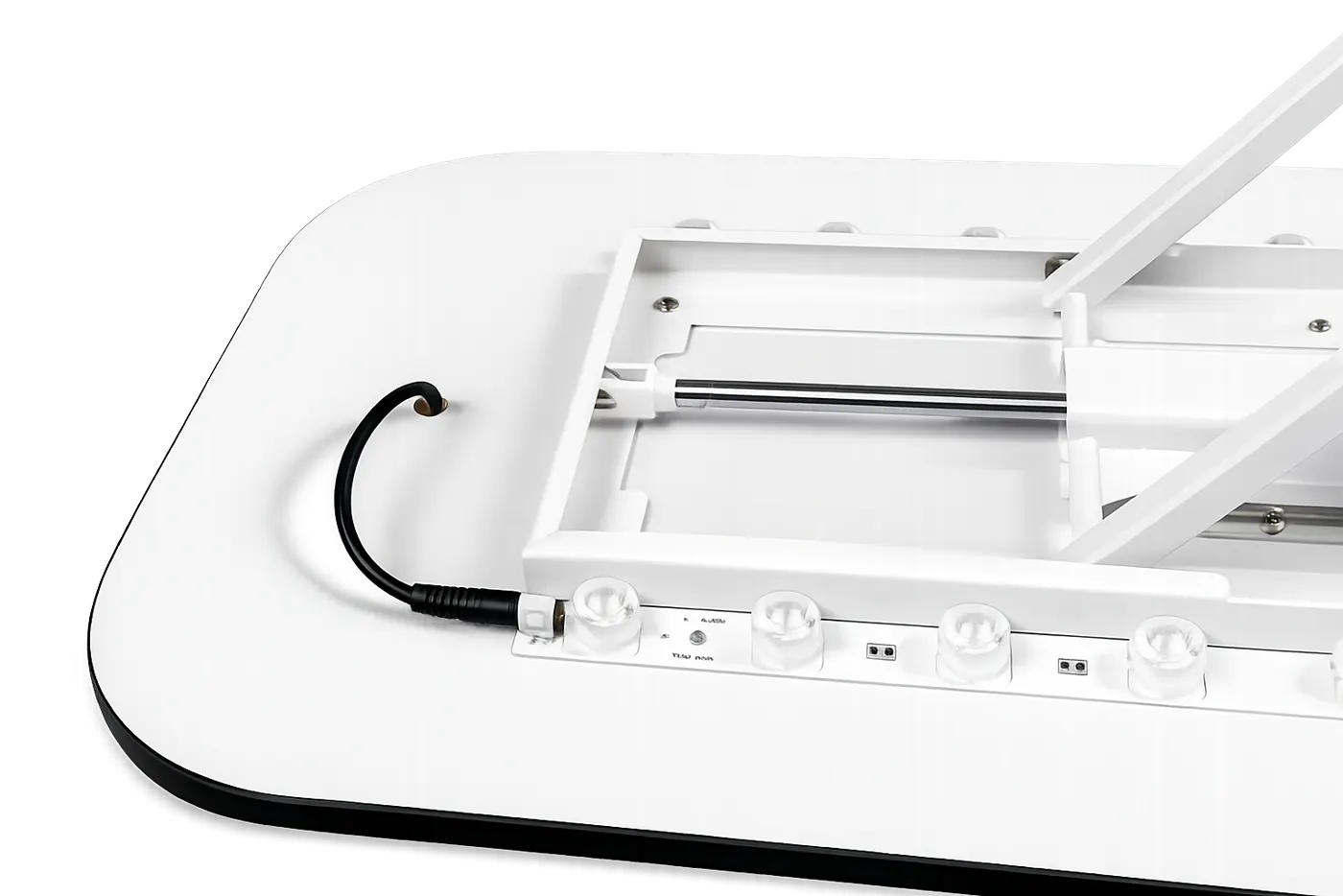 Detalje af Silic messedisk med LED-lys