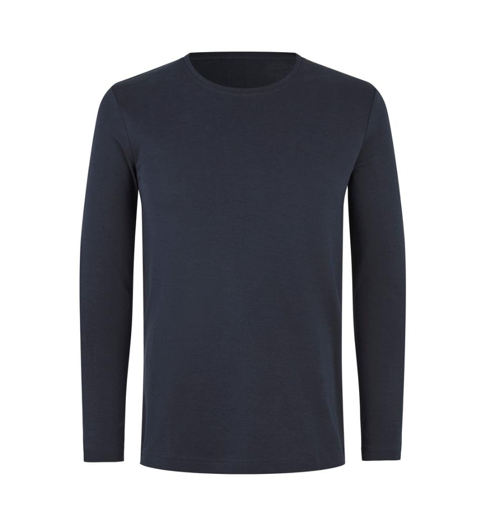 Interlock T-shirt økologisk l/æ med tryk